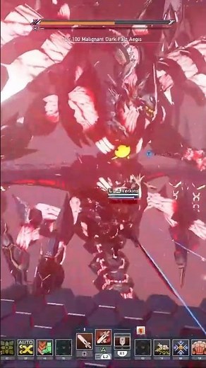 Phantasy Star Online 2 New Genesis [PS4] Verkins fighting Dark Falz Aegis [Urgent Quest]