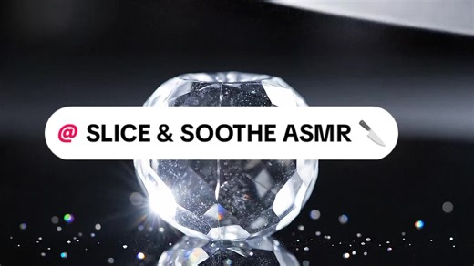 🔪💎 Slice it… hear it… feel the calm. #ASMR #Satisfying #SliceAndSoothe #sliceoflife