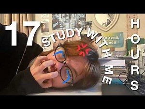 study with me live: 17 hours (real sounds, no music, 50/10 pomodoro technique) 🌷