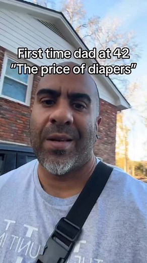 First time dad at 42 “the cost of diapers” #dads #firsttimedad #boydad #parents #diapers #fyp | Christopher Willars