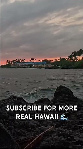 Kona Hawaii at Sunset 🌅🌊 A Real Pacific Escape