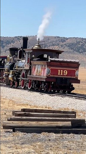 Locomotive No. 119 at Golden Spike National Historical Park