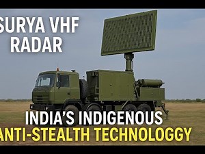 🇮🇳 Surya VHF Radar – India’s Indigenous Anti-Stealth Technology Explained