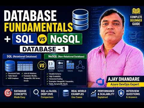 Database Fundamentals + SQL vs NoSQL Database 1