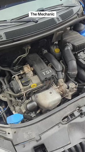 Broken Valve-Spring on a Rough Running VW-Enginee #vw #vwgolf #vwpassat #garage #service #fyp #fy #fypシ #fypage #goviral #viraltiktok