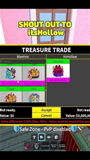 FREE Venom Fruit in Blox Fruits! W Trade?