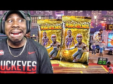 PULLING LEGENDS IN 1ST EVER PACK OPENING! NBA Playgrounds Gameplay Ep. 1