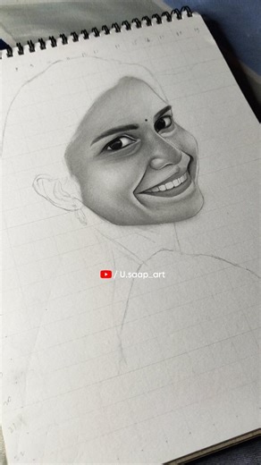 Siddhu Singh on Instagram: "Mamta_mm face Portrait #sketching #artist #art #faceshading #dtawing #realistic #"