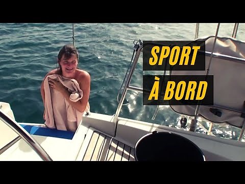 Naturist sport aboard a sailboat | sailing around the world | sv Silkap on Martinique