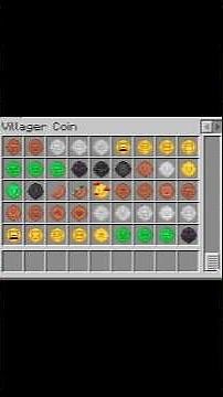 Villager Coin: A Coin Currency Library for #Minecraft | #MinecraftMod Highlight