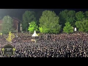 Lag Baomer 5783 With Satmar Rebbe R' Aharon - Lighting