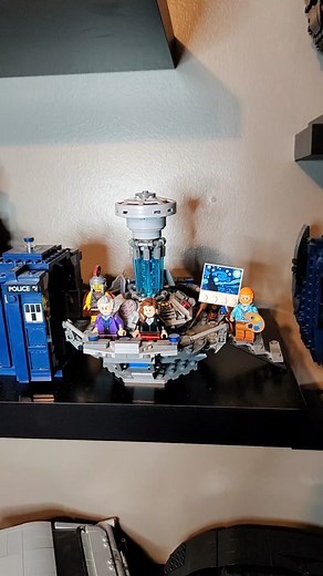 Custom Lego TARDIS Interior Mini Figure Addition