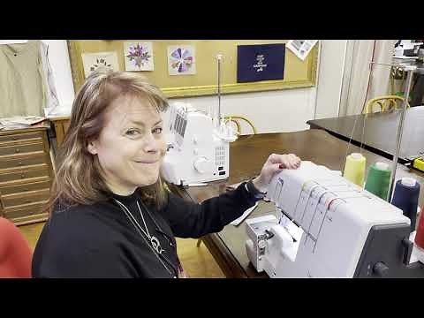Bernette B64 Airthreading serger features