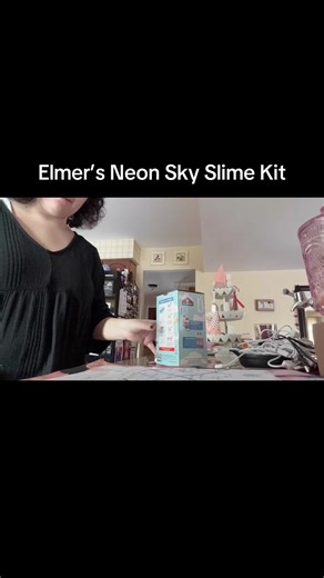 Elmer’s Neon Sky Slime Kit. #slimeturorial #slime #elmersproducts