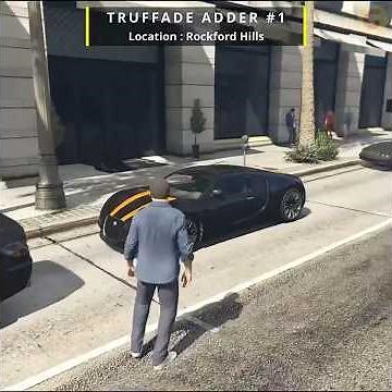 Where to Find the Truffade Adder (Bugatti) in GTA 5 – All Locations