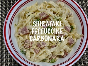 4.3K views · 38 reactions | SHIRATAKI CARBONARA FETTUCCINE taste so...