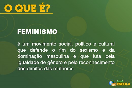 O que é feminismo? - Brasil Escola