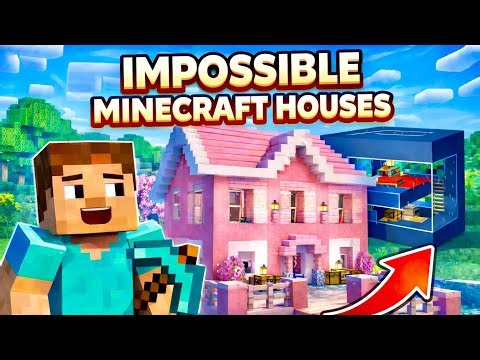 Impossible Houses That Shouldn’t Exist | 🏡 #minecraft #gaming #funny