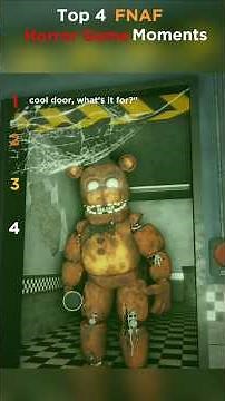 Top 4 FNAF Horror Game Moments 🥶😭