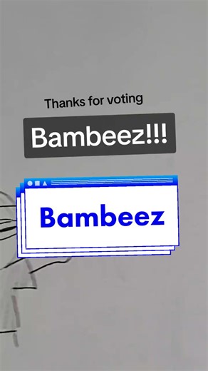 Bambeez Wins the Vote! Popcorn Edition Fan Art by Fans