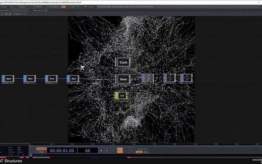 TouchDesigner案例教程Line MAT Structures