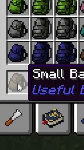 🎒¡¡MOCHILAS PARA TU SURVIVAL!!🎒 - USEFUL BACKPACKS - ThePKAMC #shorts #minecraft #minecraftmods