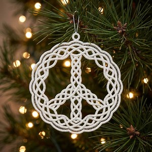 FSL Peace Ornament - Free Standing Lace Machine Embroidery Designs Instant Download 5x5 Hoop SCA1246-006 - Etsy