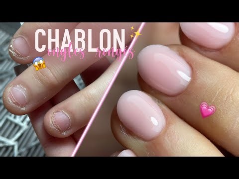 Extensions chablon ongles rongés en gel/acrygel ⚡️🔨💖