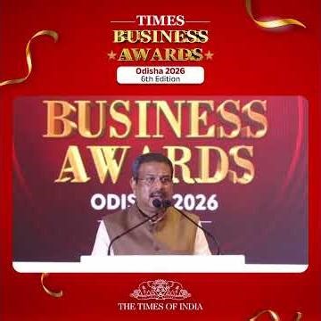 Hon'ble Union Education Minister Dharmendra Pradhan Ji Times business awards Odisha 2026 6th edition