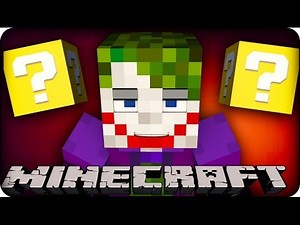 Minecraft - LUCKY BLOCK BOSS CHALLENGE - THE JOKER ! (Lucky Block Mod / Superhero Mod)