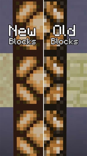 Old vs New Classic Block Textures (Which Is Better?) #minecraftblocks #compare