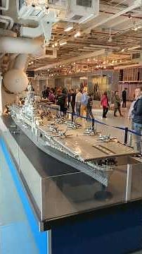 Huge LEGO USS Intrepid 1:40 Scale Model at Intrepid Museum NYC #lego #bricks
