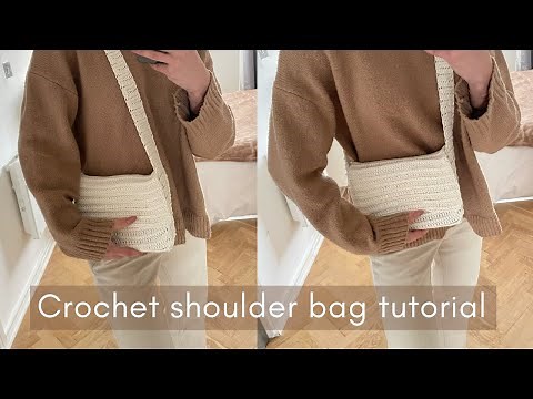 Beginner Friendly Crochet Shoulder Bag Tutorial I Kenikse Crochet