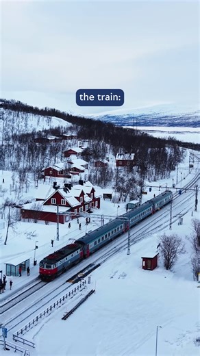 Offering a unique and historic journey through untamed winter wilderness, this is the famous Arctic Train 🚂 Opening in 1902 to carry iron ore from Kiruna to Narvik, today it’s one of Europe's most spectacular rail journeys, climbing past frozen fjords, weaving through tunnels and tracing the edge of vast Arctic wilderness. Travelling 27 miles along the historic Ofoten Railway, this is one of the world's most northerly railway lines. If you're lucky, you'll even witness indigenous reindeer roami