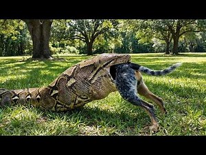 rescue animal :HEART-STOPPING: Rescuers Force Giant Python To Regurgitate Swallowed Cat ALIVE!