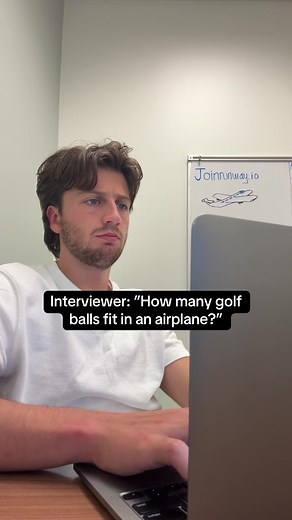Brain Teaser: Golf Balls in an Airplane Interview Question