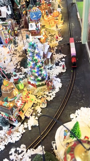 Christmas train set
