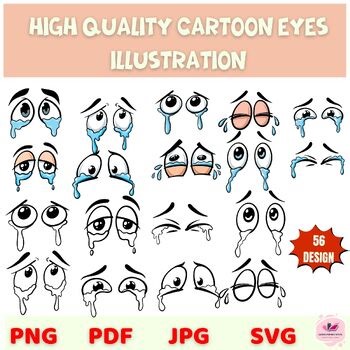 Cartoon  eyes illustration
