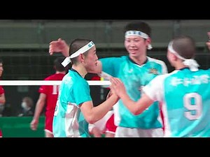 【きょうのダイジェスト☆2回戦／松本国際（長野）vs土浦日大（茨城）［男子］】春の高校バレー2021･第73回全日本バレーボール高等学校選手権大会
