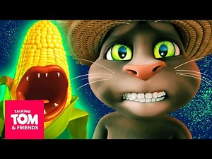 Corn Heads | Talking Tom & Friends | Halloween Cartoons 🎃👻