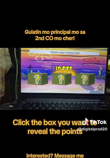 Labubu Mystery Box Interactive PPT Game