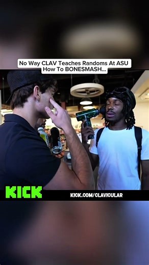 No way Clav teaches randoms at asu how to bonesmash