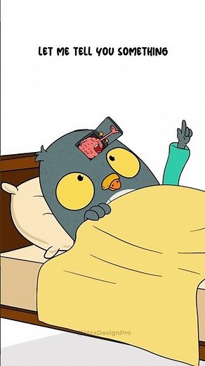 ME: Trying to sleep. MY BRAIN: Let me tell you... 🧠 (Animated meme)