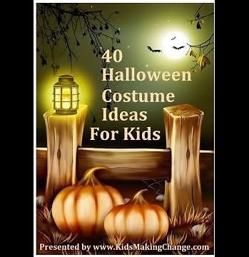 40 sweet to scary Halloween costumes ideas for kids.