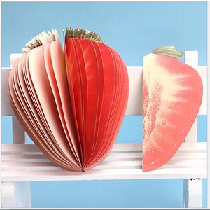 [Hot Item] Custom 3D Apple Fruit Shaped Sticky Note, Memo Sticky Notepad