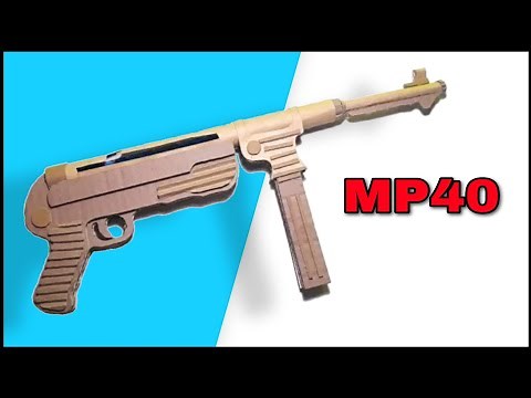 How to make an MP40 with cardboard