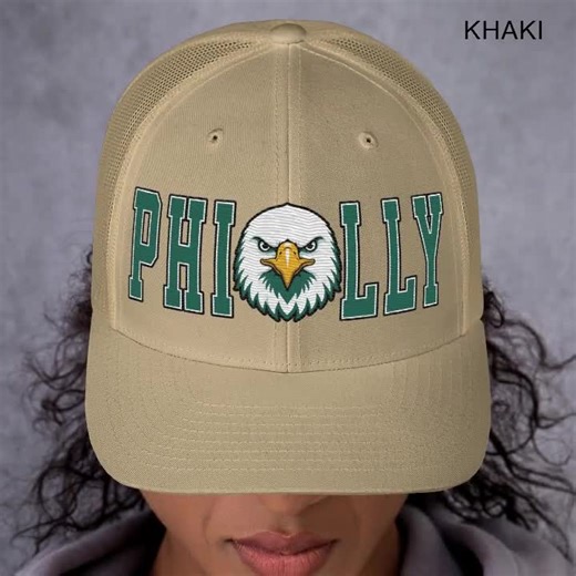 Philly Eagles Hat, Philadelphia Football Trucker Cap, Go Birds Hat, Head Mesh Snapback, Fan Gifts - Etsy