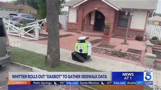 Robots hitting the sidewalks of Whittier