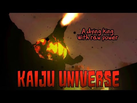 Kaiju universe: burning godzilla…a dying king with raw power
