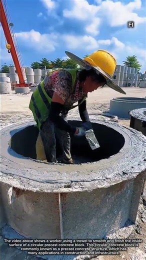 Precast Circular Concrete Block Making Process